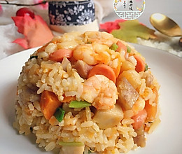 粗粮炒饭的做法