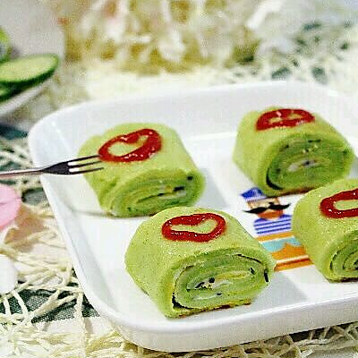 黄瓜鸡蛋卷