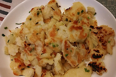 烫面葱油沓沓饼