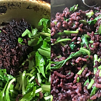 意大利马兰头紫米烩饭Risotto•春天乡野的味道（五）的做法图解3