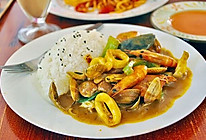 海鲜咖喱饭的做法