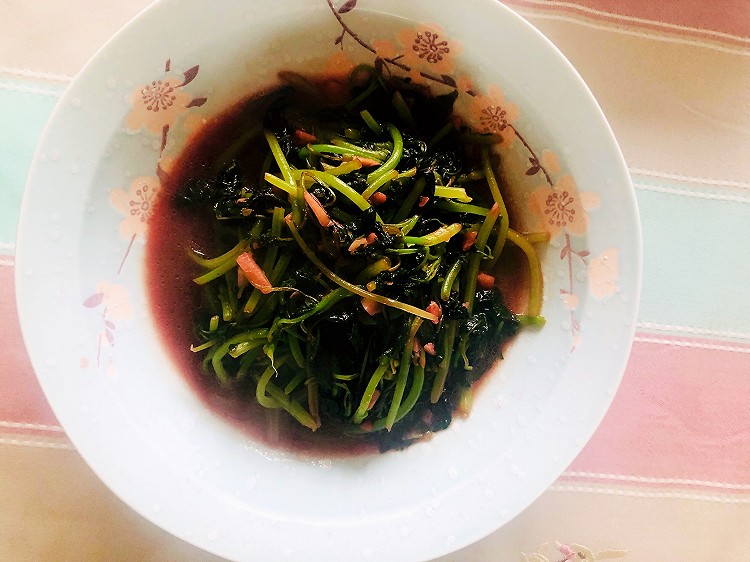狮家清炒红米苋的做法