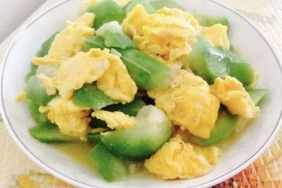 丝瓜炒鸡蛋