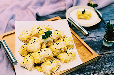 手抓饼～芝士红薯卷