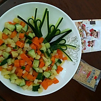 蔬菜沙拉+#丘比沙拉汁#的做法图解9