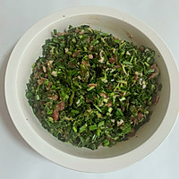 #寻味外婆乡传承春日宴#春日美食/苔菜生煎包的做法图解8
