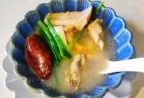 榴莲壳炖鸡汤的做法