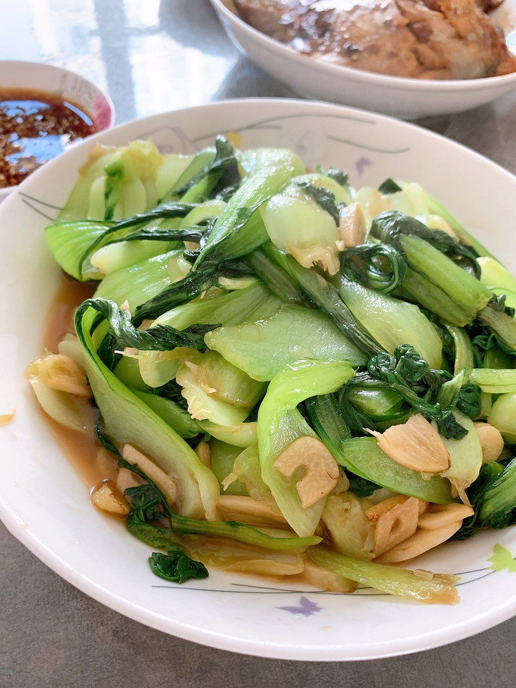 蒜蓉油菜的做法
