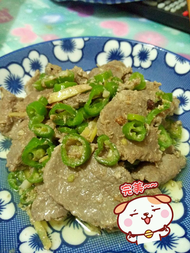 蛋清牛肉的做法