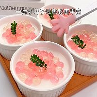 🍓草莓啵啵双皮奶，好吃到跺脚的，简单下午茶甜品！的做法图解6