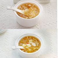 失眠必备百合莲子汤的做法图解3