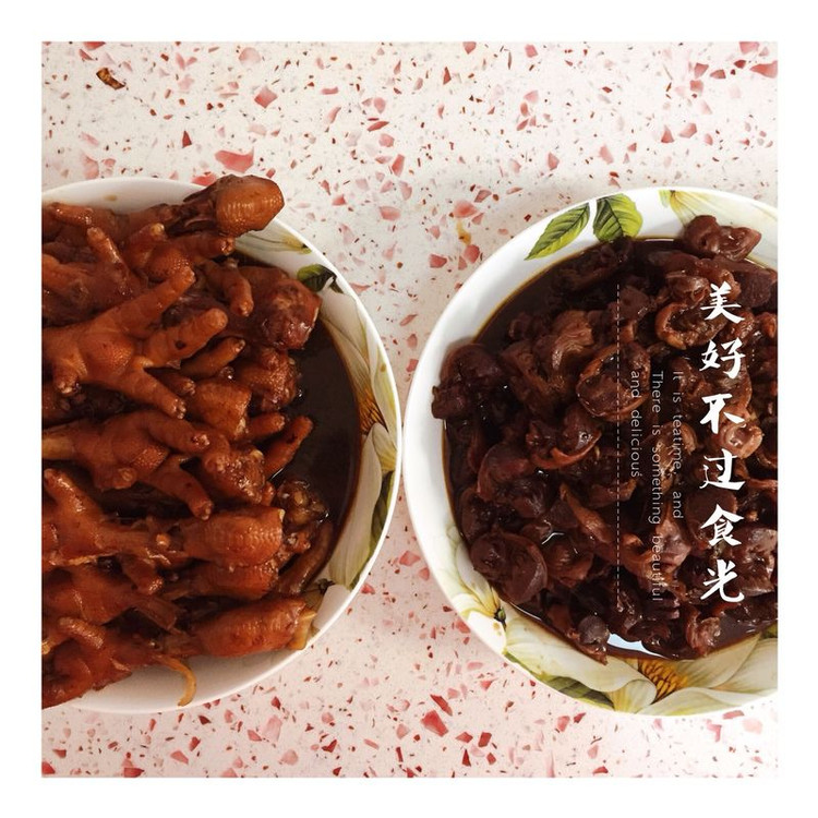卤鸡爪&鸡胗的做法
