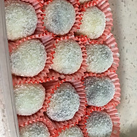 QQ软软的椰香糯米团子的做法图解4