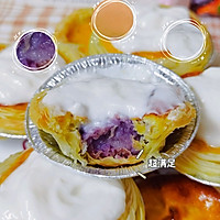 #助力高考营养餐#紫薯芋泥雪崩蛋挞的做法图解21
