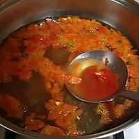 番茄金针菇汤的做法图解4