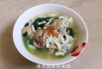 #舌尖上的端午#猪杂波菜尖米汤的做法
