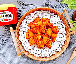 葱伴侣6月香韩式辣椒酱烤薯角的做法