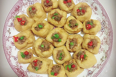 油豆腐酿肉