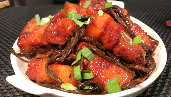 干豆角腐乳烧肉