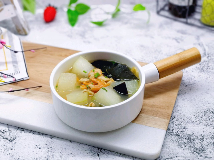 虾干海带冬瓜汤的做法