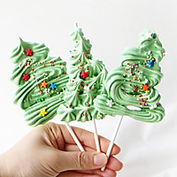 3D立体圣诞树蛋白糖的做法图解14
