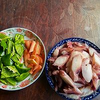 #吃出健康，解决假胖#炒鱿鱼须的做法图解2