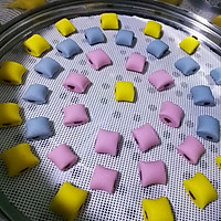 超可爱的五彩小馒头的做法图解6