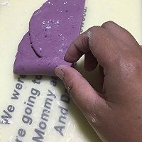 紫薯玫瑰花小馒头的做法图解6