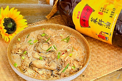 蒜蓉粉丝炒生蚝