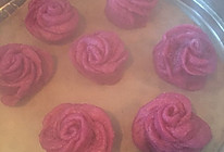 紫薯玫瑰卷的做法