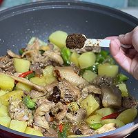 #味达美年味小馆#好吃到汁都光盘的土豆黄焖鸡的做法图解13