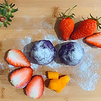 紫薯草莓大福｜颜值的做法图解1