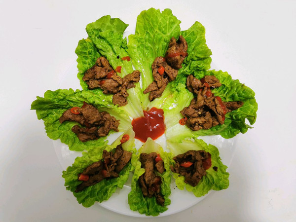 生菜牛肉包