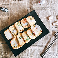 葱香蛋煎馒头片的做法图解5