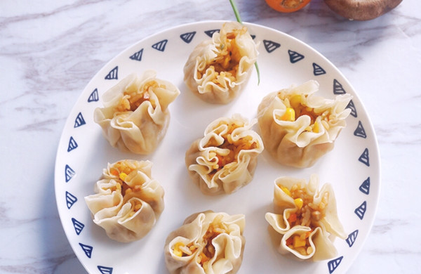 宝宝辅食之大米三蔬烧卖