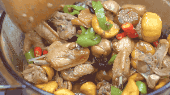 食空 | 板栗烧鸡的做法图解7