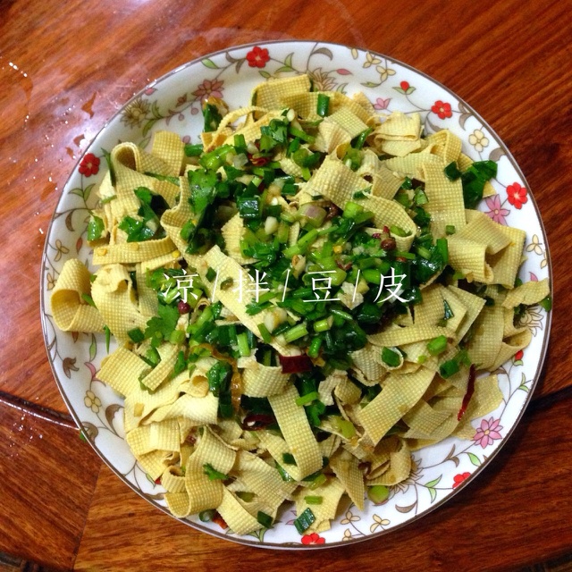 凉拌豆皮腐皮千张
