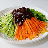 葱油肉丁炸酱面的做法图解10