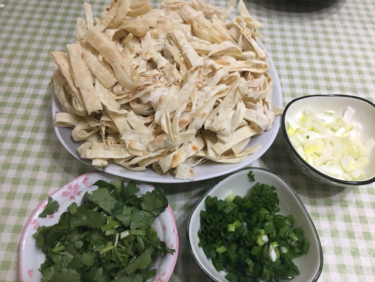 泡汤专用饼丝的做法
