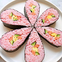 #营养小食光#花朵寿司的做法图解18
