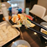 水煎爆汁鲜虾韭菜饺的做法图解9
