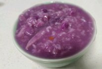 紫山药枸杞粥的做法