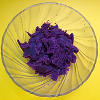 免开酥#紫薯桃花酥的做法图解2