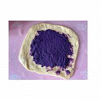 大理石纹紫薯吐司（无需擀形一次发酵）的做法图解7