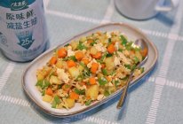 土豆鸡丁炒饭的做法