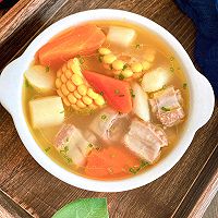 玉米山药排骨汤的做法图解5