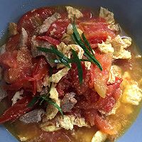 番茄鸡蛋瘦肉汤汁的做法图解7