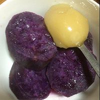 水晶紫薯糕的做法图解4