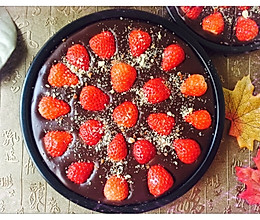免烤草莓巧克力派-治愈系完胜甜品的做法