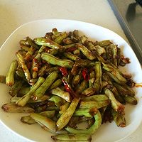 干煸芸豆的做法图解3